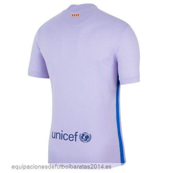 Nuevo 2ª Camiseta Barcelona Retro 2021 2022 Purpura Baratas